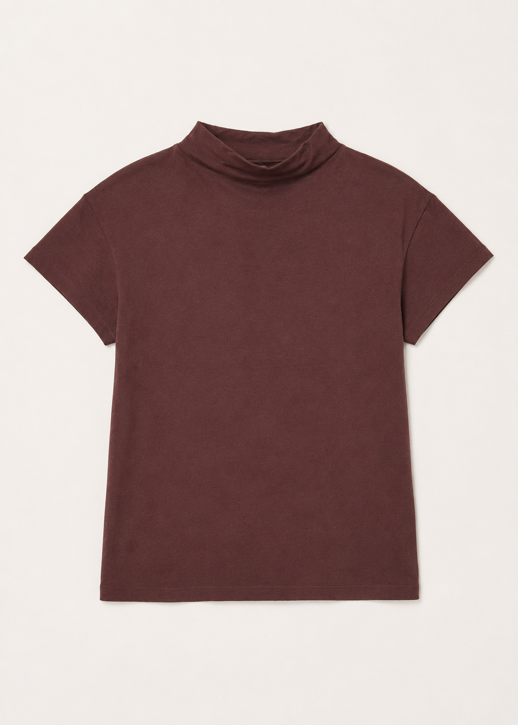 mock neck tshirt