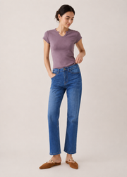 straight leg jeans