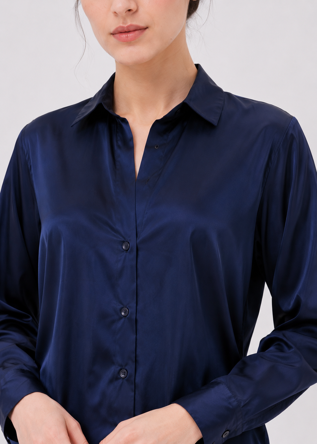 NOTCH COLLAR JACQUARD SHIRT