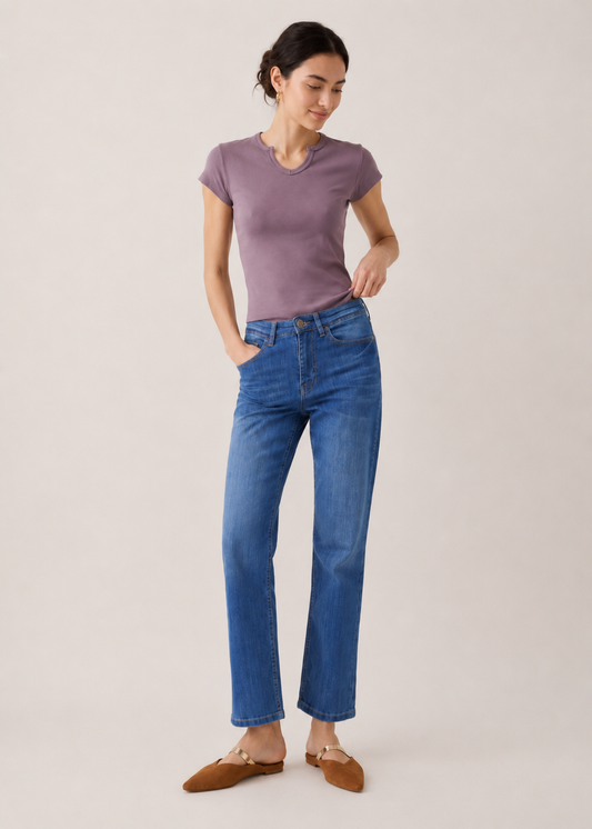 Straight leg jeans - WDJ02SS26