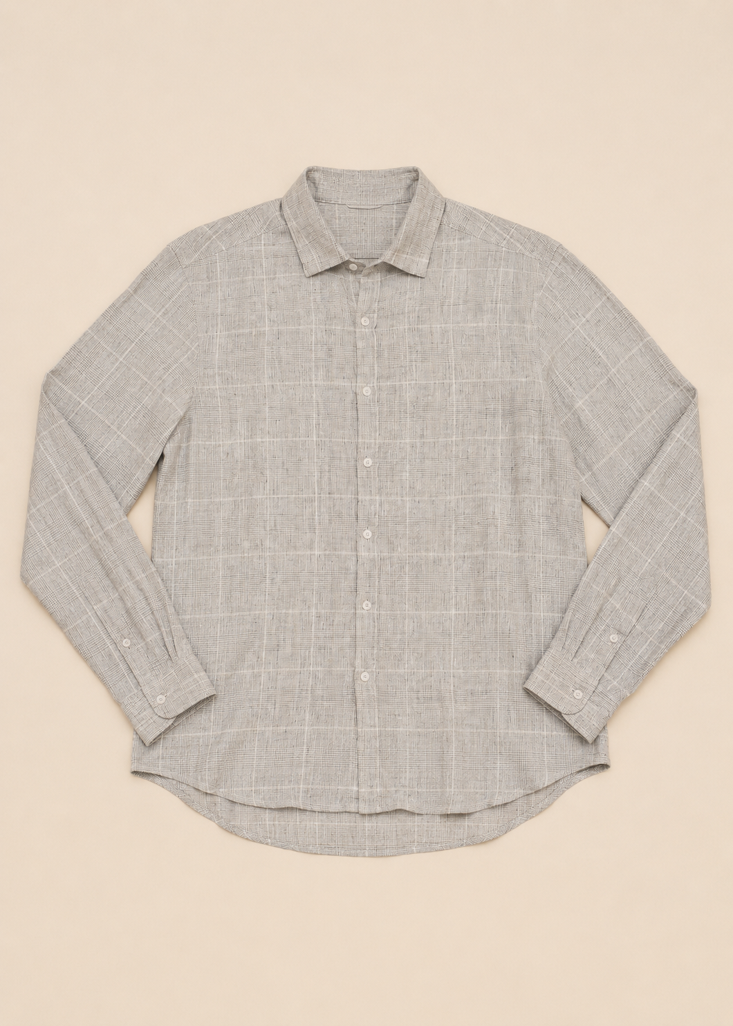 100% Linen Yarn-Dyed Shirt