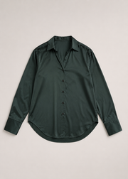 NOTCH COLLAR JACQUARD SHIRT