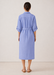 Front Open Woven Dress