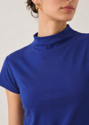 mock neck tshirt - WKT05SS26A