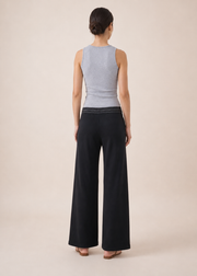 easy pullup knit trousers - WKB07SS26A