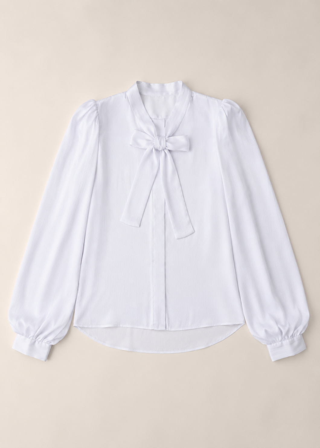 Tie Neck button down shirt
