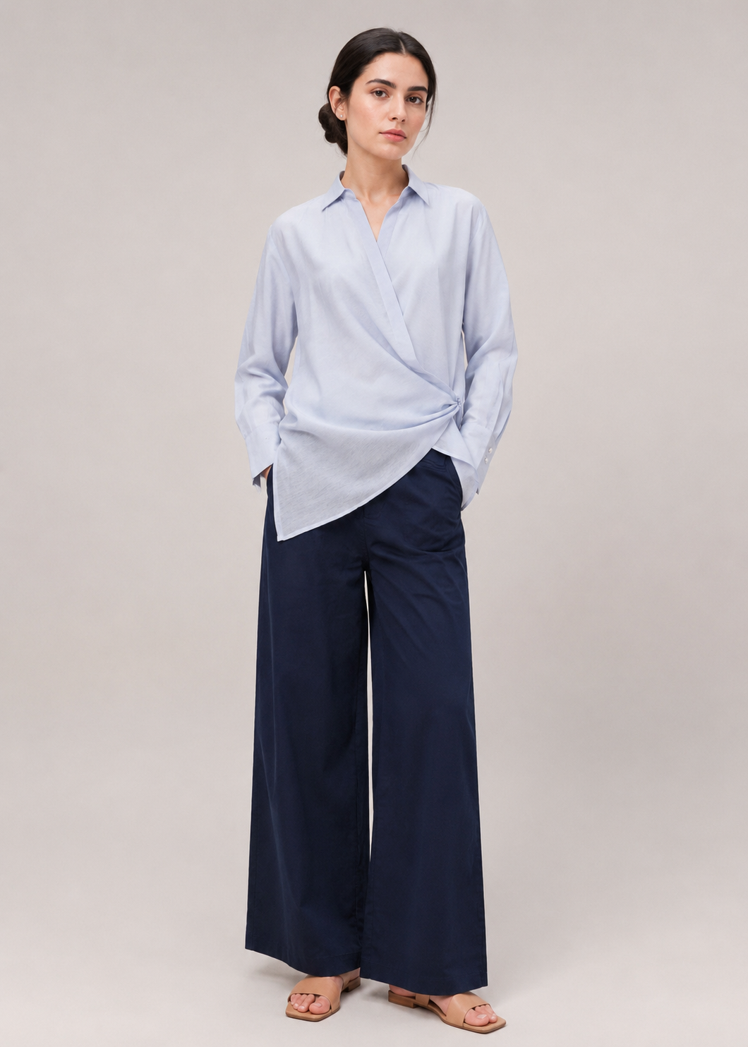 overlaped fashion top