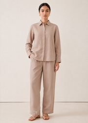 Linen Casual Button Down Co-ord