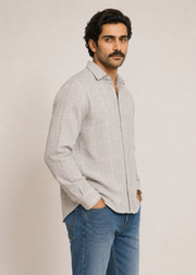 Linen Checkered Shirt