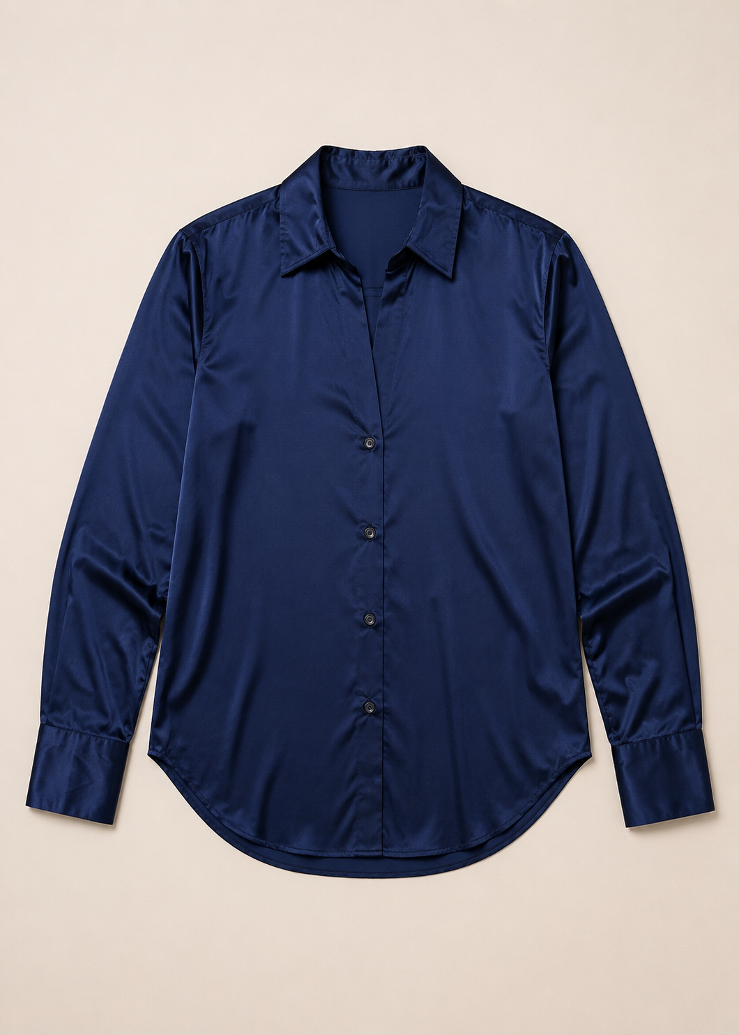 NOTCH COLLAR JACQUARD SHIRT