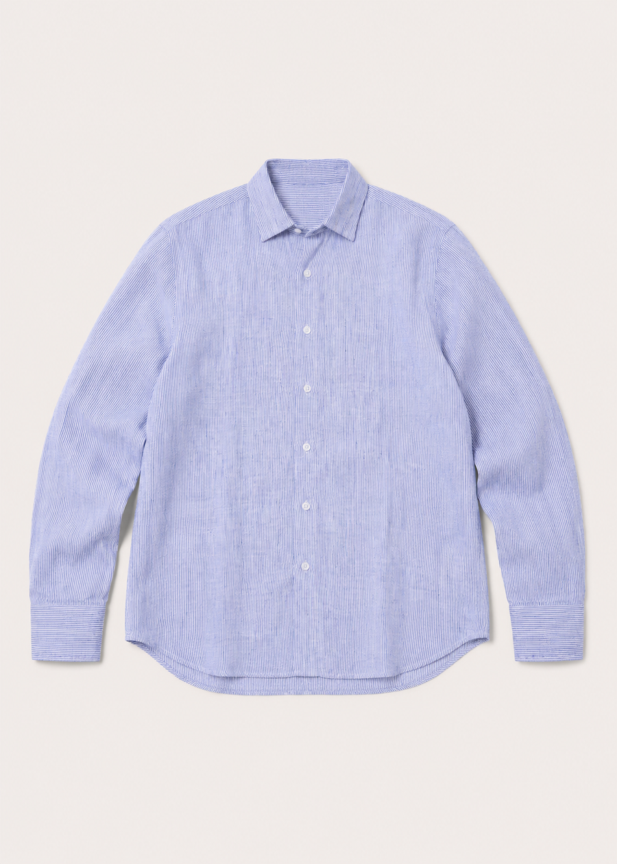 Pinstripe Linen Shirt