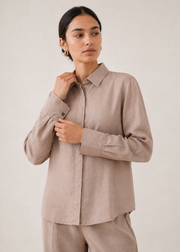 Linen Casual Button Down Co-ord