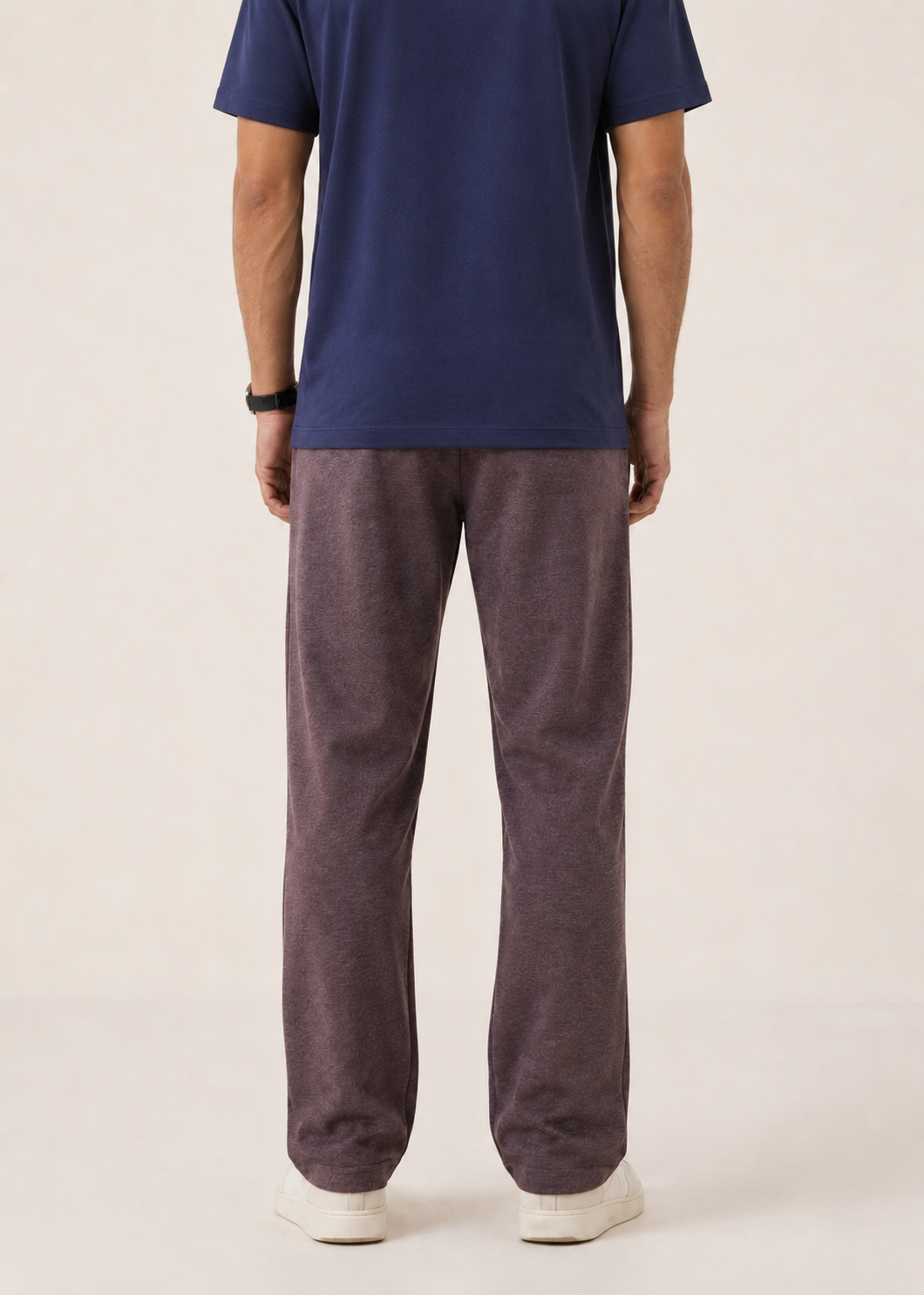 Pleated Knit Pants