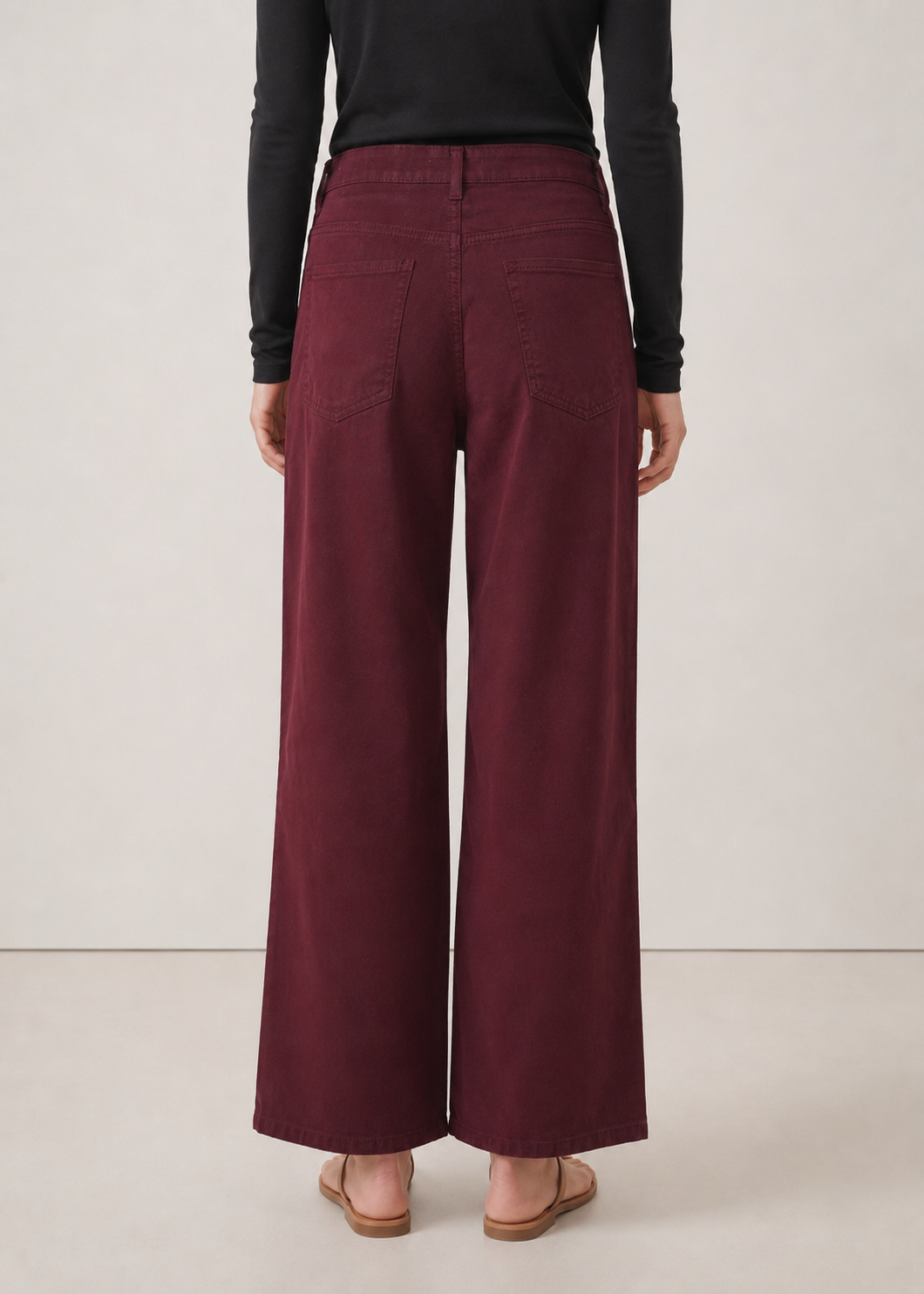 Wide Leg Colored Jeans