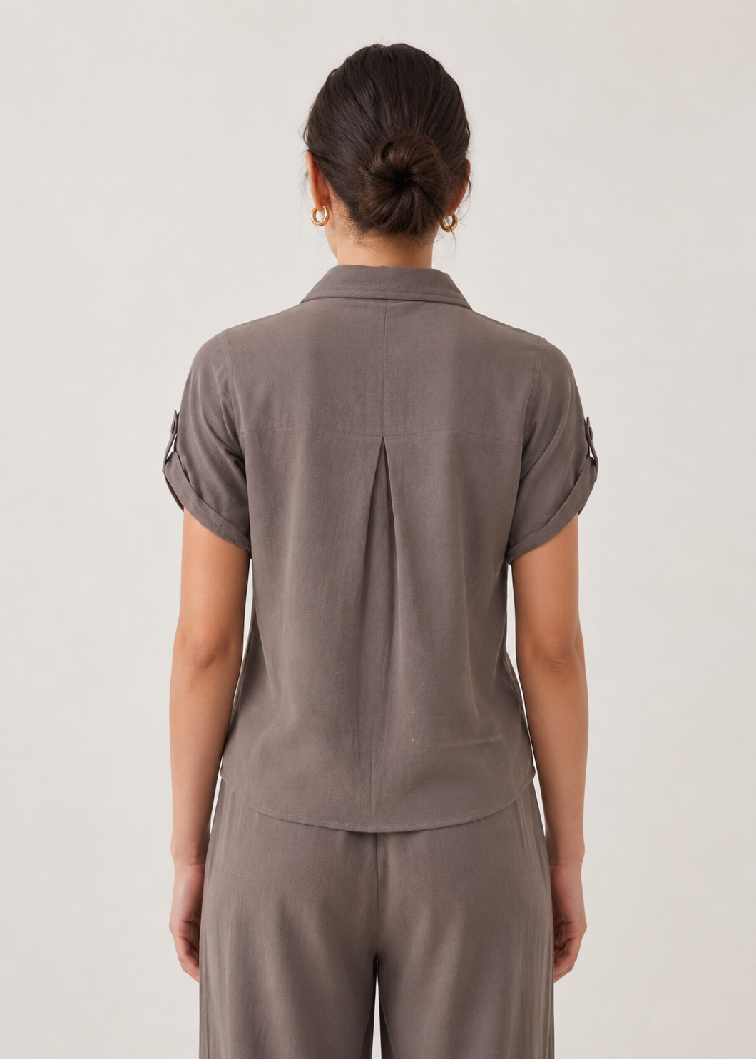 Casual Button Down Co-ord Set