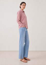 side slit loose jeans - WDJ11SS26