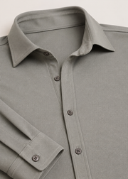 athleisure button down shirt