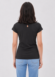 tulip neck tshirt