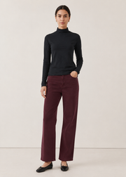mock neck tshirt