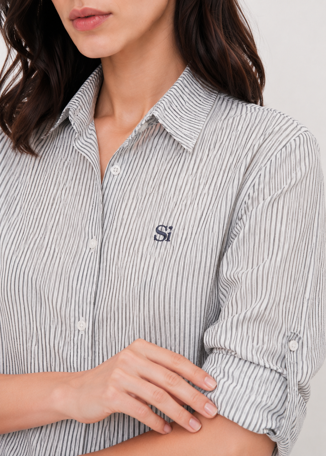 Womens Semi Classic Striper Shirt - WWS027SS26