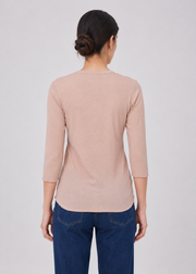 front open knit shirt