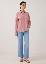 Button Down Sleek Shirt - WWS043SS26B
