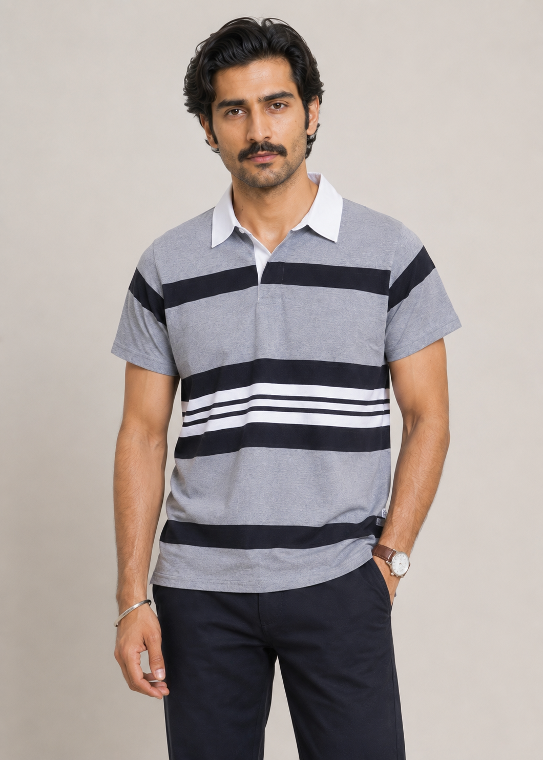 Striped Polo Shirt