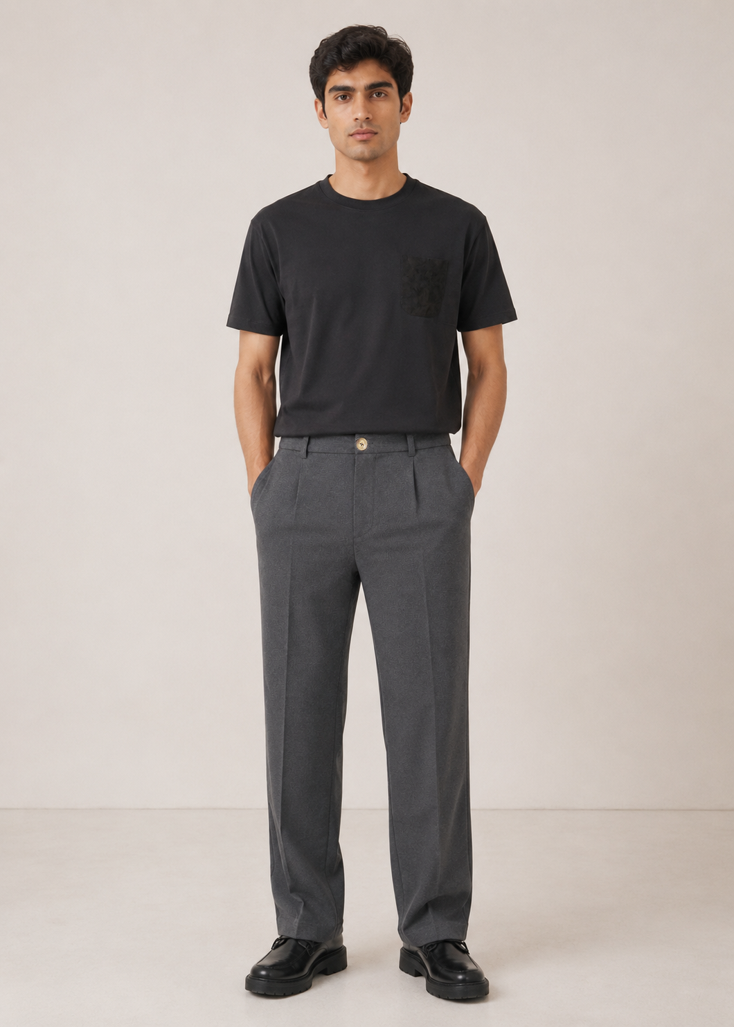 Straight Fit Trousers