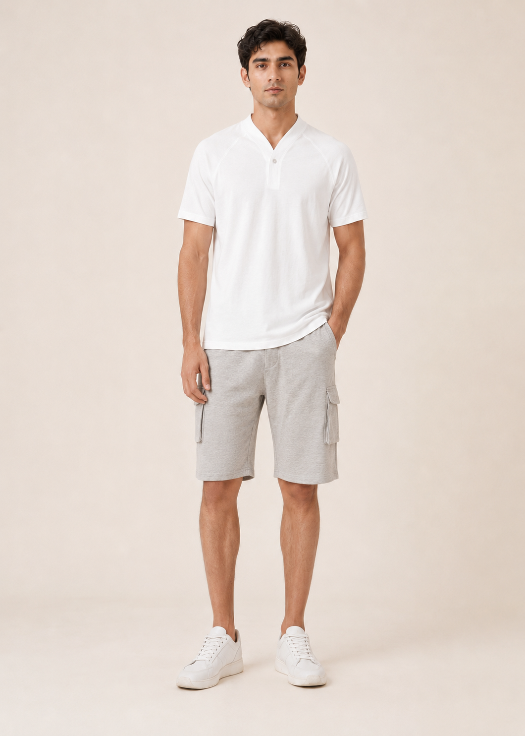 Knit Henley T-Shirt
