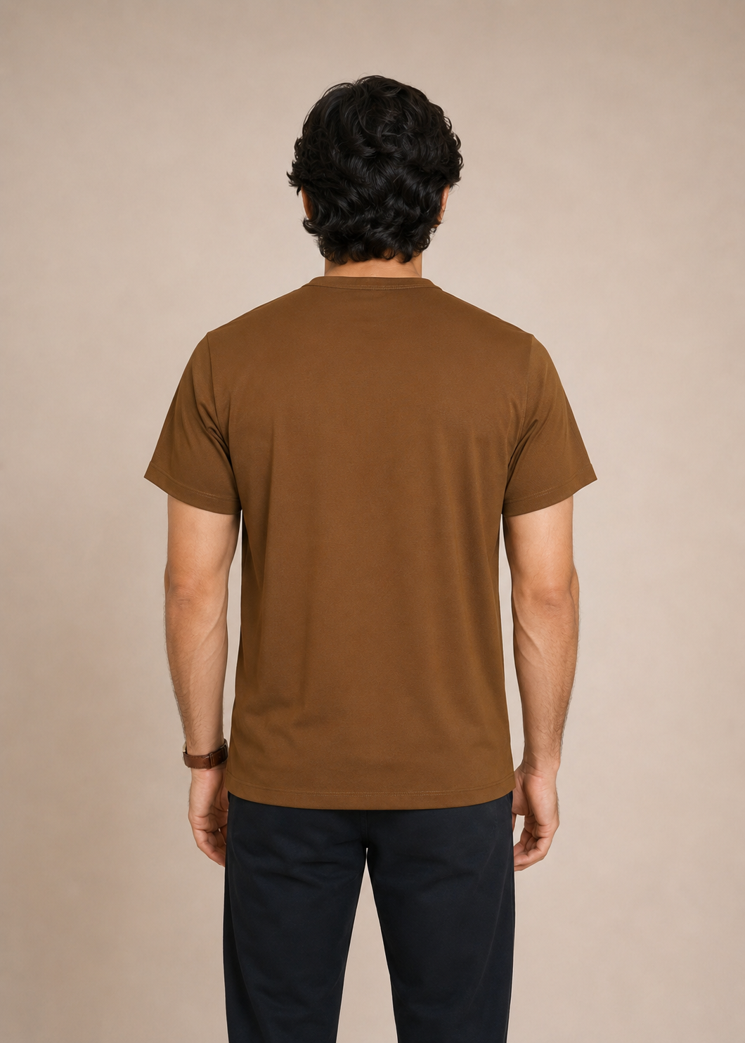 blended pique henley tshirt - MKT14SS26C