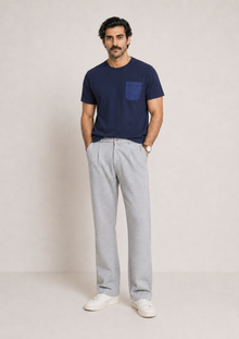 Pleated Knit Pants