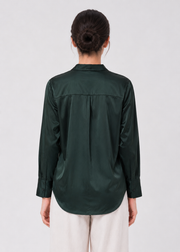 NOTCH COLLAR JACQUARD SHIRT