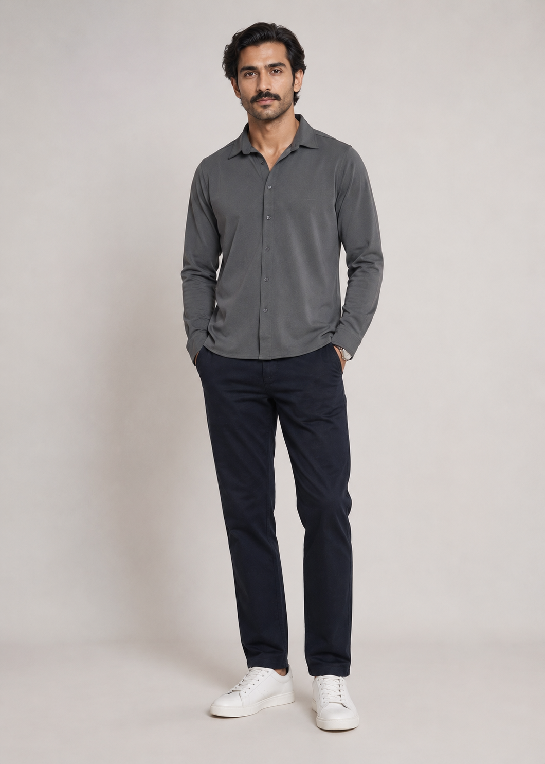 Athleisure Button Down Shirt