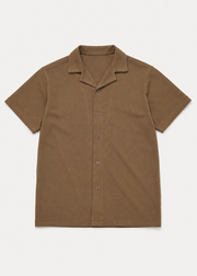 knotch collar knit shirt