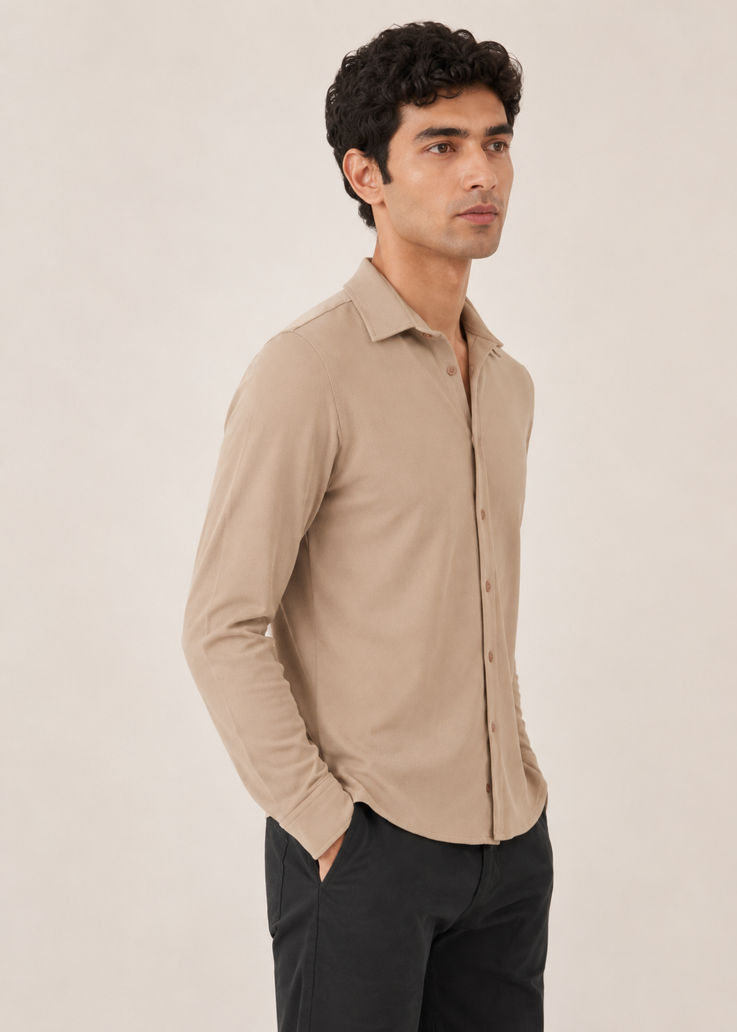 Athleisure Button Down Shirt