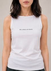 Sleeve sless slogan top