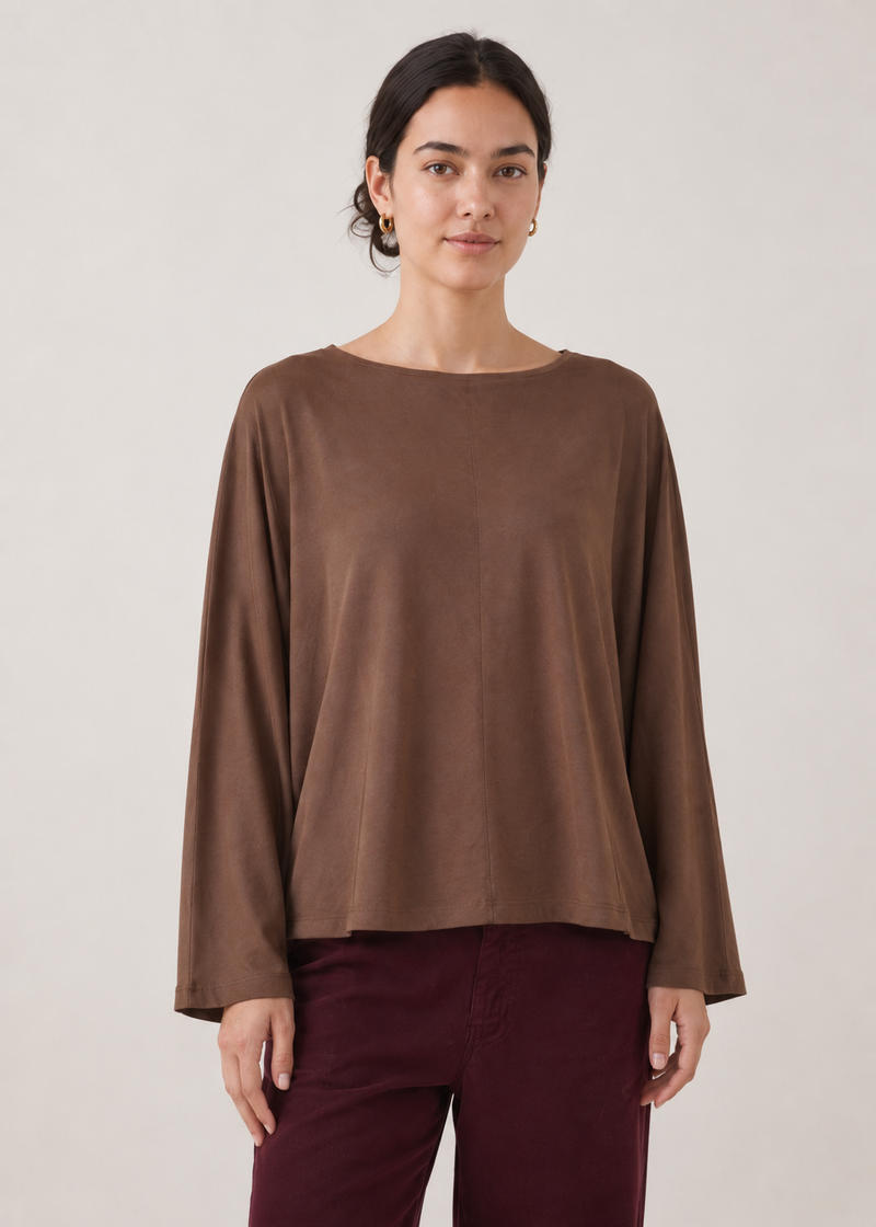 Bat Style Knit Top