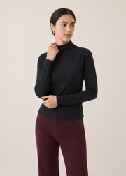 mock neck tshirt