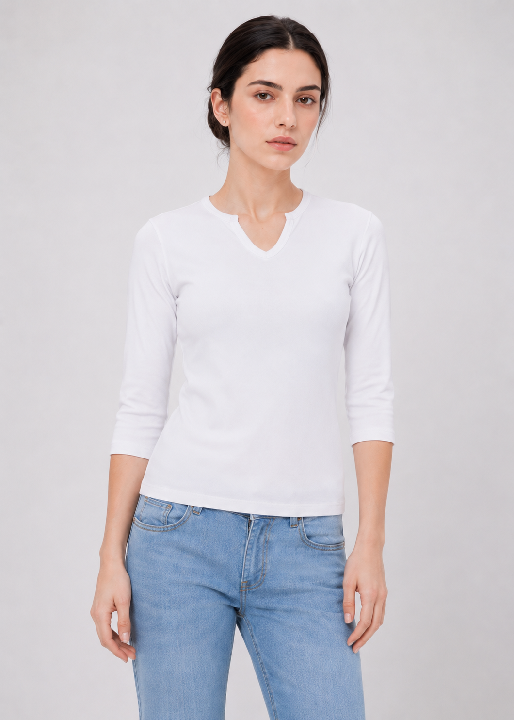 V-Cut Neck Tshirt