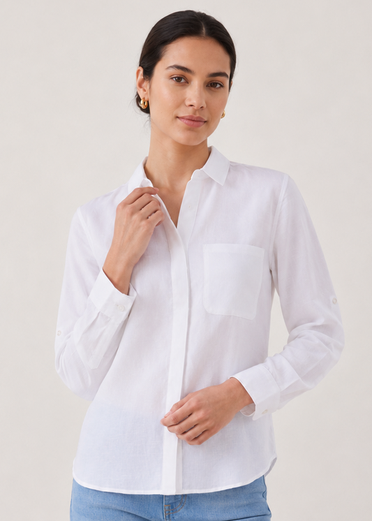 CLASSIC HIDDEN PLACKET SHIRT