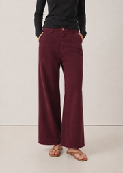 wide leg colored jeans