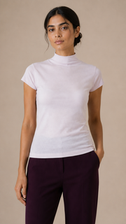 Mock Neck T-shirt