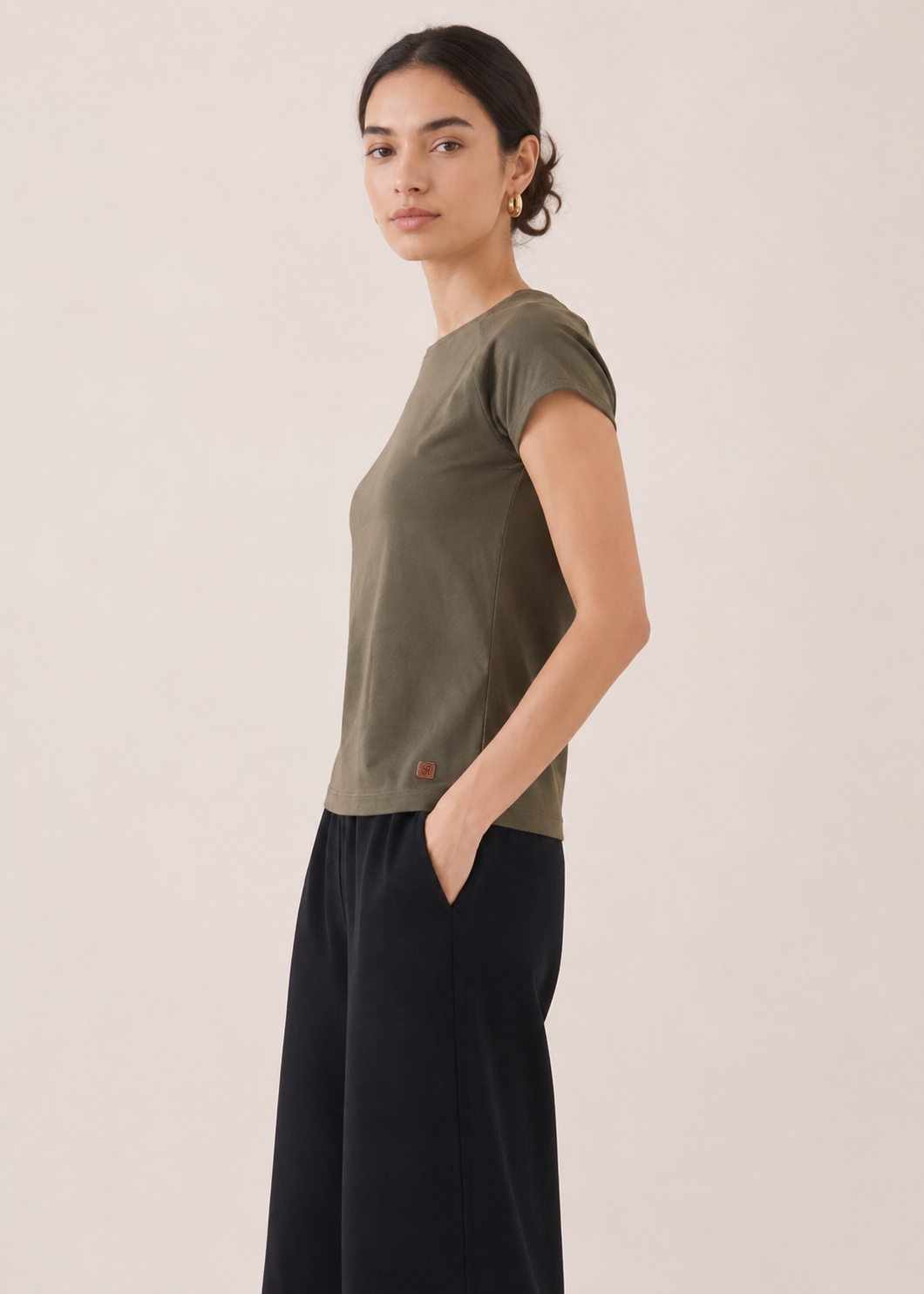 raglan sleeve crew neck t-shirt - WKT013B26