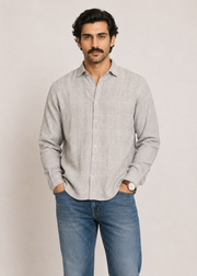 Linen Checkered Shirt
