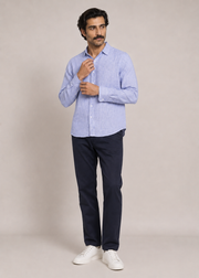 Pinstripe Linen Shirt
