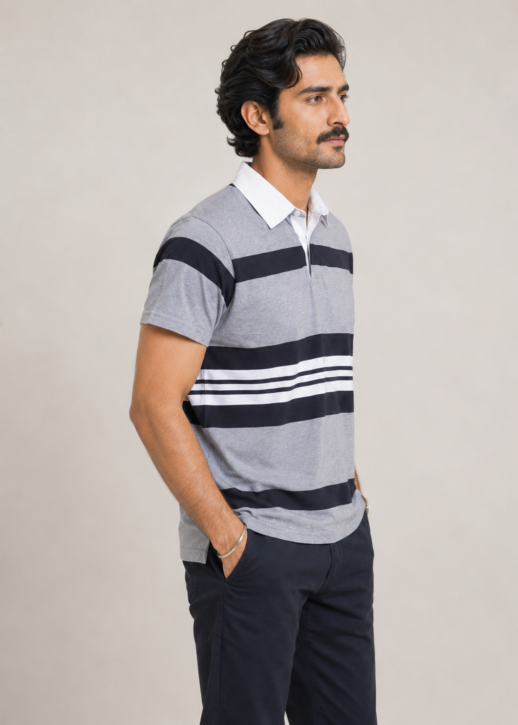 Striped Polo Shirt