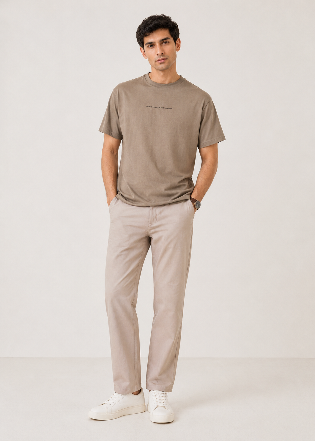 straight leg trousers