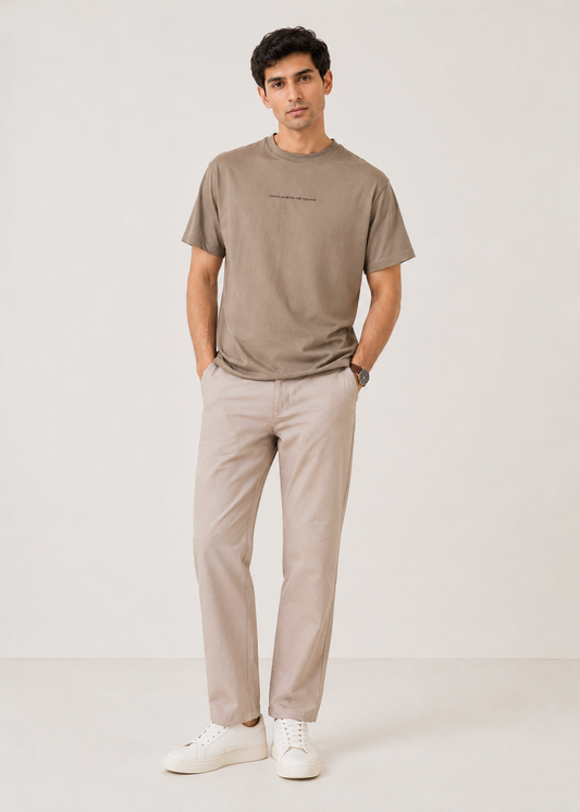 straight leg trousers