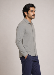 athleisure button down shirt