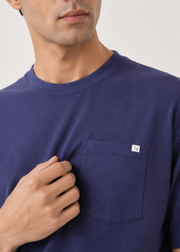 Crew Neck Pocket T-Shirt